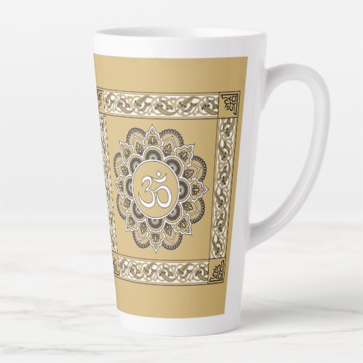 OM Mandala - Mug de café, Coupe (Droite)