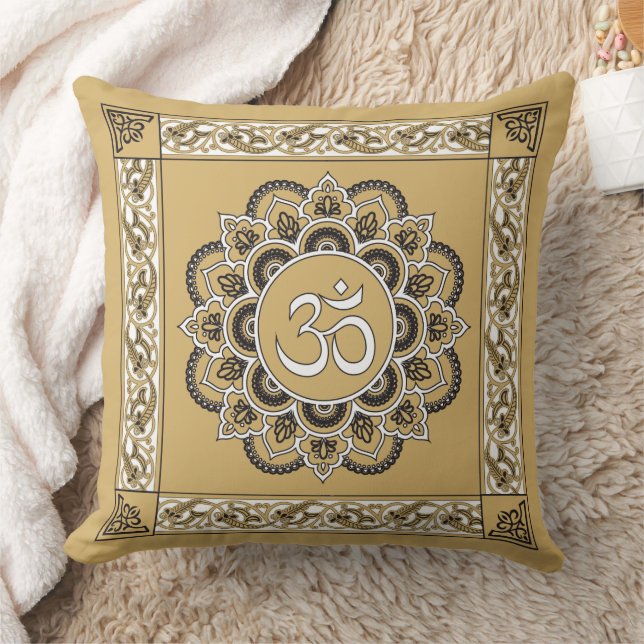 OM Mandala - Pillow Kussen (Deken)