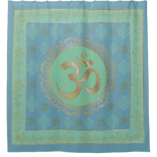 OM Mandala - Rideau de douche (Devant)