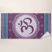 OM Mandala - Serviette de plage (Devant)