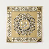 OM Mandala - Tapisserie (Devant (Horizontal))