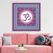 OM Mandala - Toile enveloppée (Insitu(Salon))