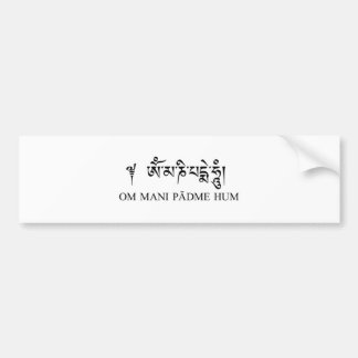 Om Mani Padme Hum Bumpersticker