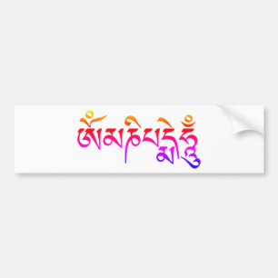 Om Mani Padme Hum Bumpersticker