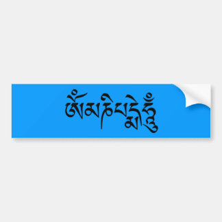 Om Mani Padme Hum mantra Bumpersticker