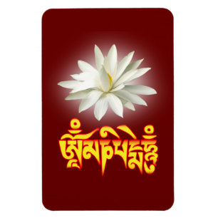 Om mani padme hum mantra magneet