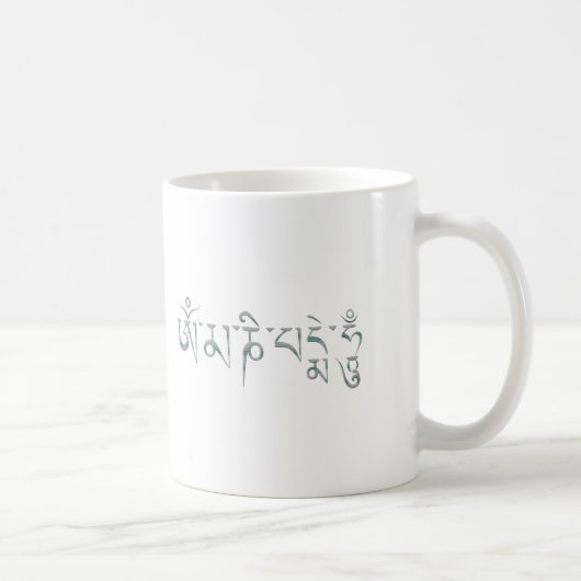 Om Mani Padme Hum Montra Coffee Mug (Droite)