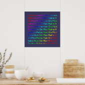 Om Mani Padme Hum Print (Keuken)