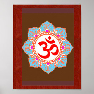 Om Mantra Art:door Navin Joshi, LAPPRICE-cadeaus Poster