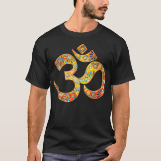 Om Mantra Symbol Flower Buddhism Yoga Spiritualite T-shirt