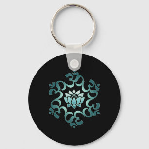 Om, Mantra, Symbool, Mandala, Lotus Bloem, Boeddhi Sleutelhanger