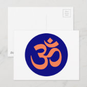 Om Mantra Yoga Briefkaart (Voorkant / Achterkant)
