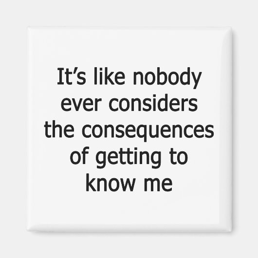 Om me te leren kennen magneet (Voorkant)