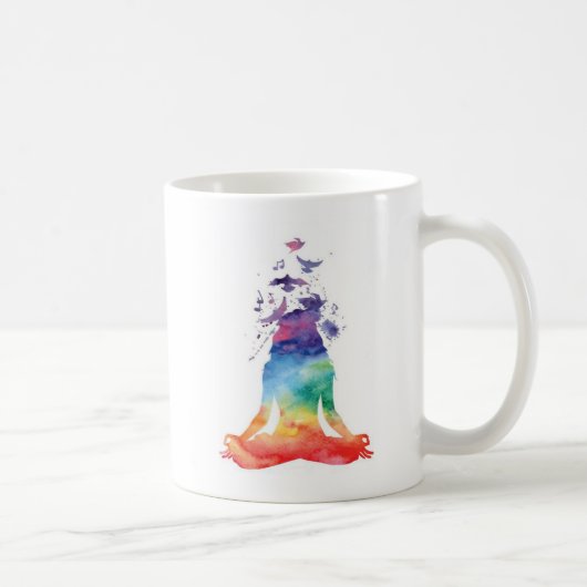 OM Meditation Yoga Mug Koffiemok (Rechts)