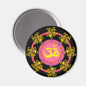 Om met Swirls en Colors. Magneet (Voorkant / Achterkant)