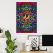 Om Metatron's Cube Mandala Poster (Thuiskantoor)