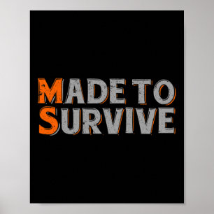 Om multiple sclerose bewustzijn te overleven 1 poster
