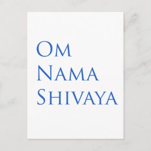 Om Nama Shivaya Briefkaart