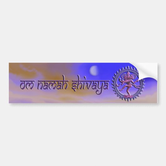 Om Namah Shivaya bumpersticker (Voorkant)