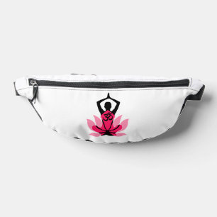 OM Namaste Spirituele Lotus Flower Yoga Heuptasje