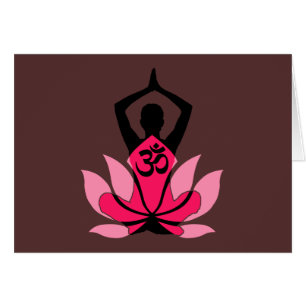 OM Namaste Spirituele Lotus Flower Yoga in Umber