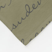 Om Namo Fleece Blanket - 60 x 80 inch (Hoek)