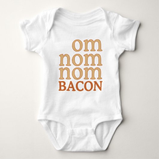 OM NOM NOM BACON ROMPER (Voorkant)