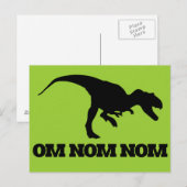 Om Nom Nom Briefkaart (Voorkant / Achterkant)