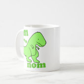 om nom nom dinosaur chompss koffiemok (Voorkant links)