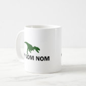 Om Nom Nom Dinosaur Rawr is Hungry Koffiemok (Voorkant links)