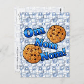 Om Nom Nom, Meme Love Cookies Briefkaart (Voorkant / Achterkant)