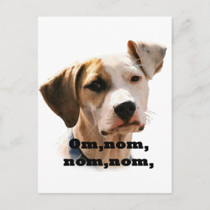 Om, nom, nom, nom. briefkaart