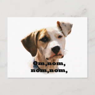 Om, nom, nom, nom. briefkaart
