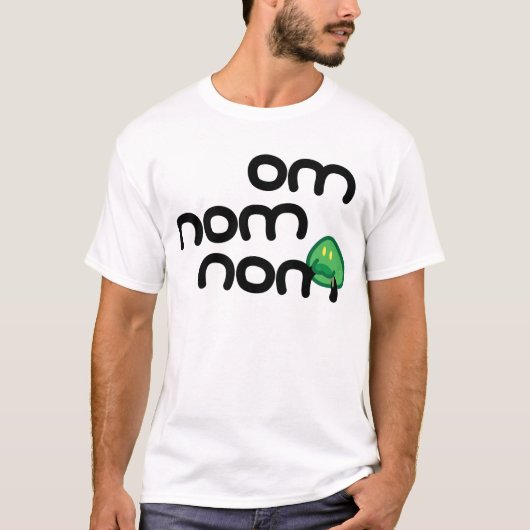 Om Nom Nom T-shirt (Voorkant)