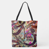 Om Ohm Aum Custom Designer Canvas tas (Achterkant)