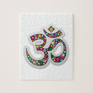 Om Ohm Aum Namaste Yogasymbool Legpuzzel