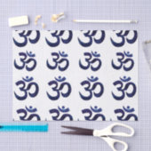 Om Ohm Symbool Teken Yoga Meditatie Zen Patroon Tissuepapier (Craft)