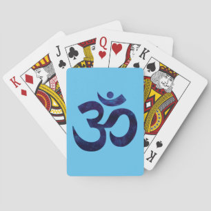 Om Ohm Symbool Teken Yoga Meditatie Zen Pokerkaarten