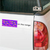 Om, om op de waaier van de bumpersticker (Op Truck)