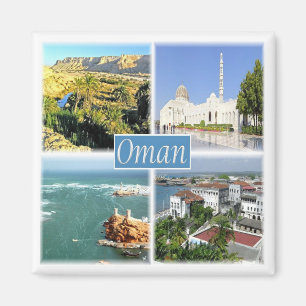 OM - Oman - Collage Mosaic Magneet