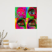 Om oog te zien poster (Keuken)