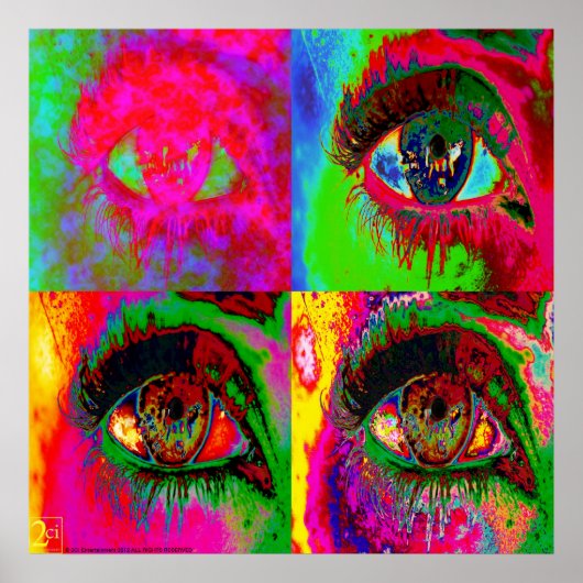 Om oog te zien poster (Voorkant)