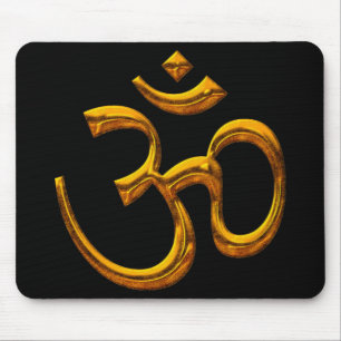 OM, oud goudeffect / Mousepad Muismat