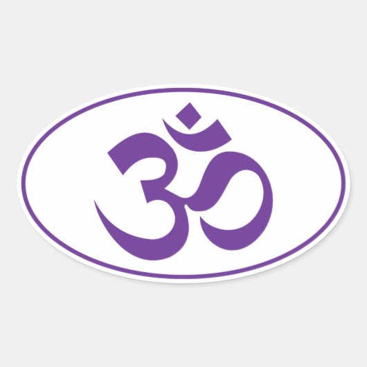 OM OVALE STICKER (Voorkant)