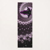 Om Paarse en zwarte Meditation en Yoga Mat (Voorkant)