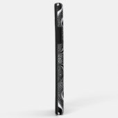 OM Psychedelic Trippy Black White Art Case-Mate iPhone Case (Achterkant/rechts)