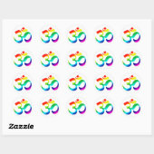 OM Rainbow - autocollant (Feuille)