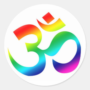 OM Regenboog - sticker