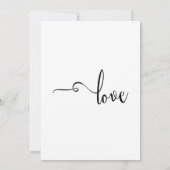 Om slechts CalligrafieOntvangst te hebben en te ho Kaart (Achterkant)