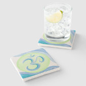 Om Stone Onderzetters (Zijkant)